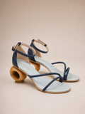 Navy Maite Sandals
