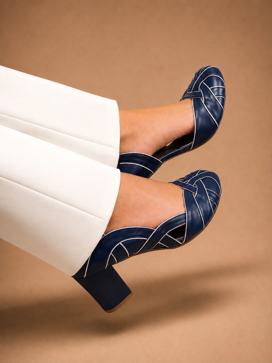 Pietra Navy Doll Shoes