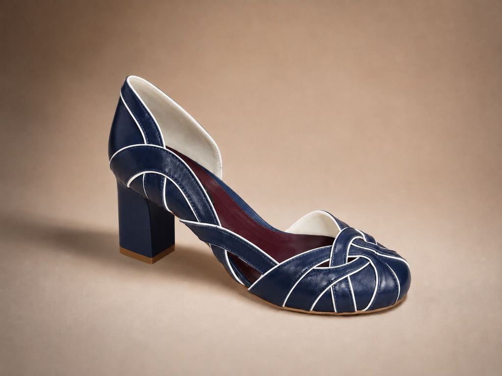 Pietra Navy Doll Shoes