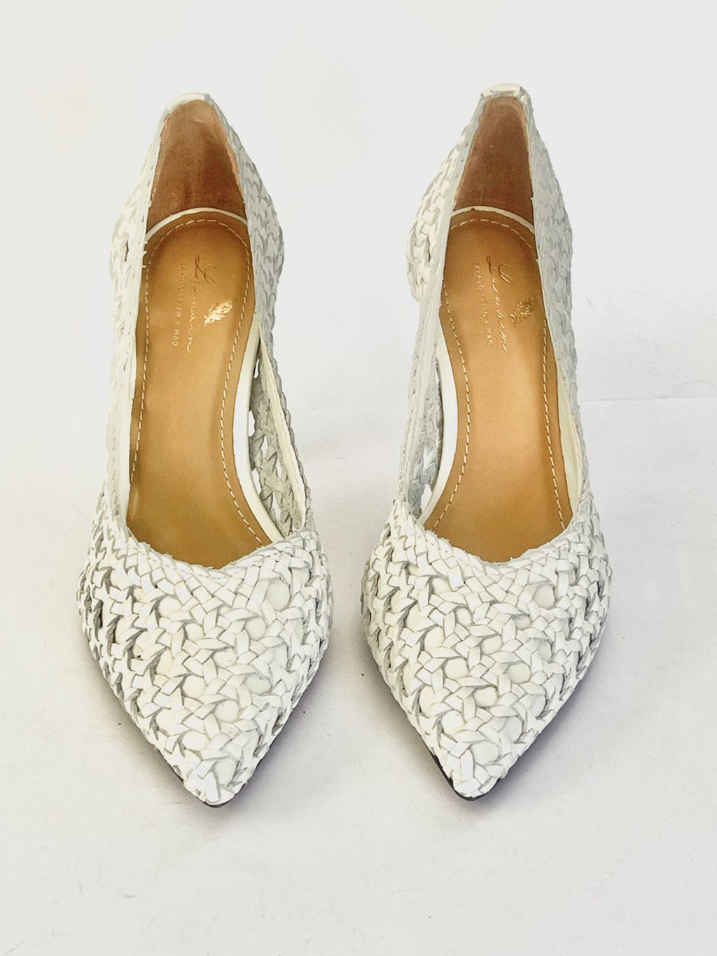 Scarpin Macramê Branco