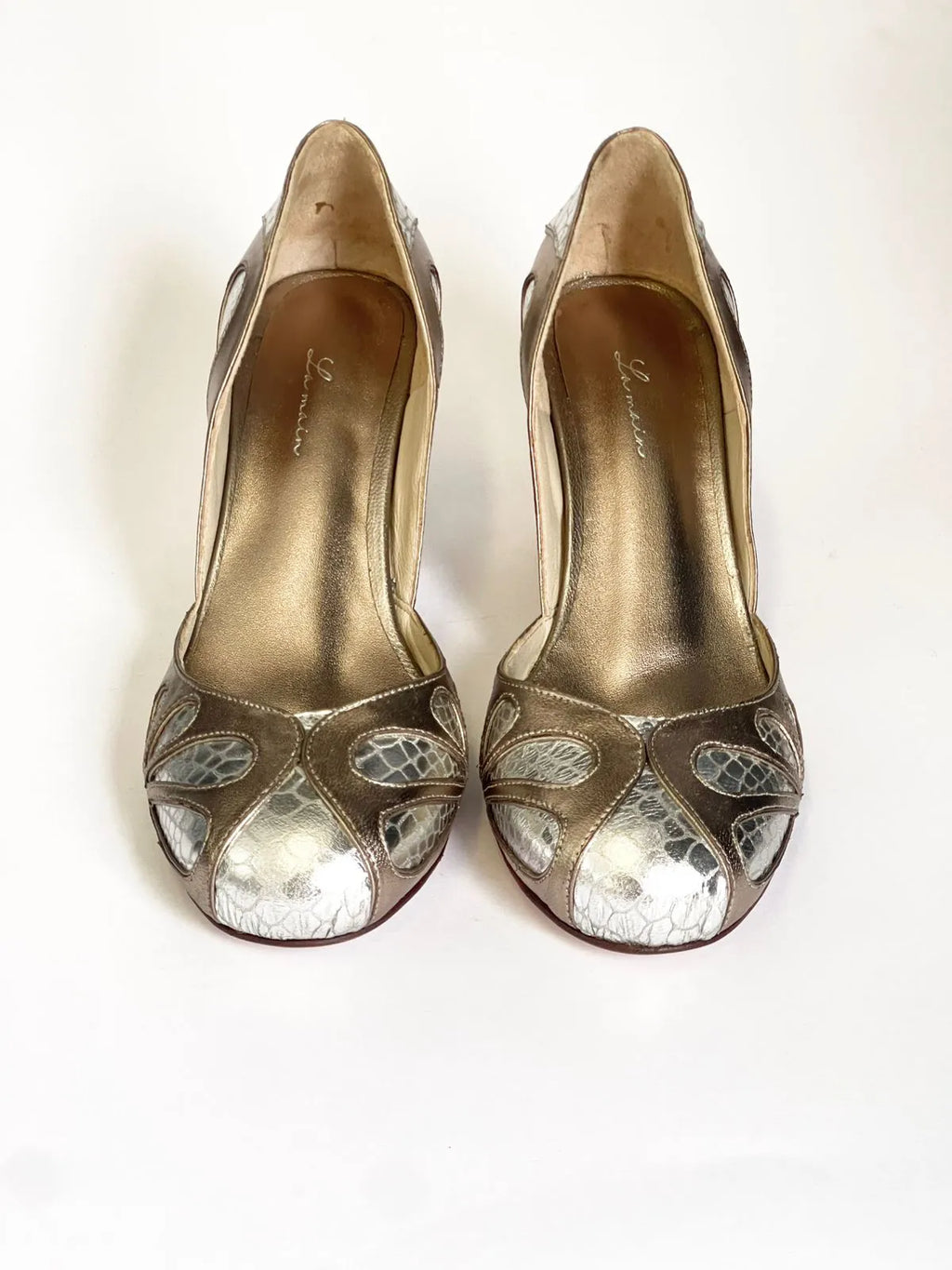 Catarina Metallic Bicolor Shoe