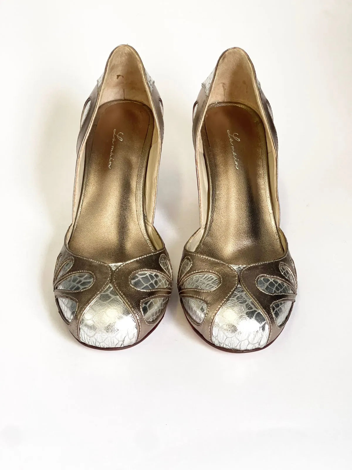 Catarina Metallic Bicolor Shoe