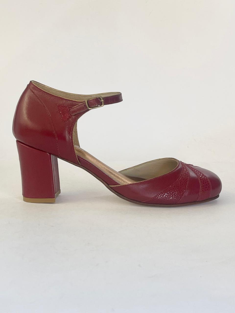 Sapato Nadia Vermelho Cereja