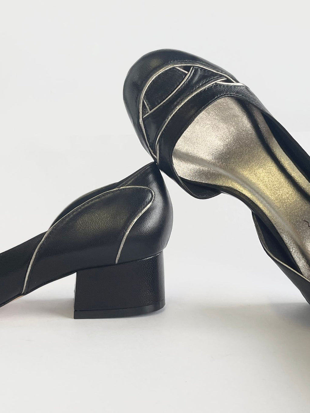 Sapato Raquel Salto Baixo Preto
