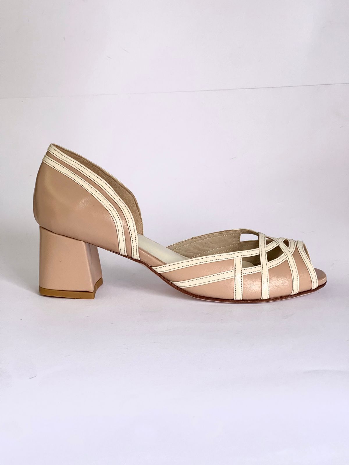 Peep Toe Isabela Nude Rose