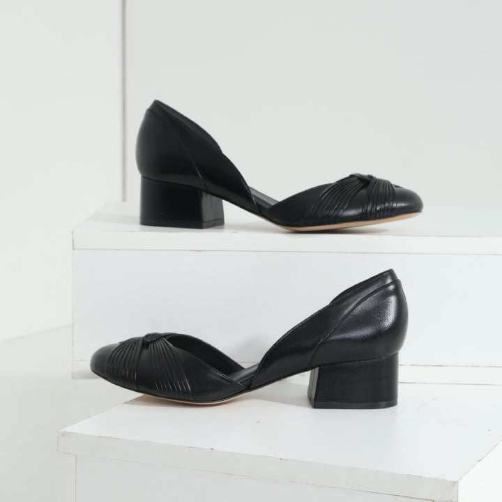 Sapato Paola Salto Baixo Preto