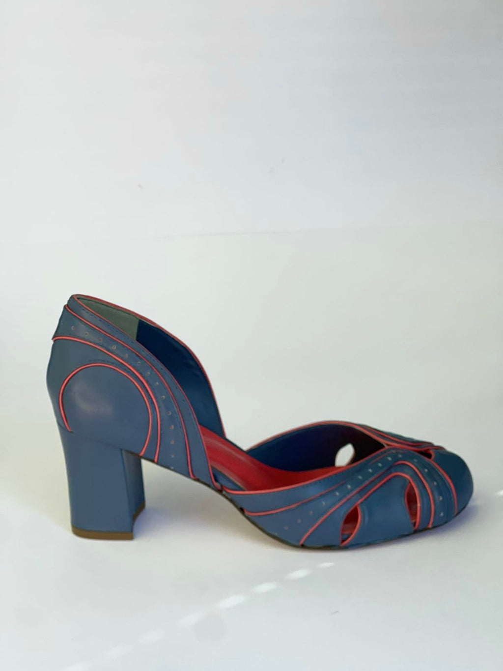 Sapato Violeta Azul Denim