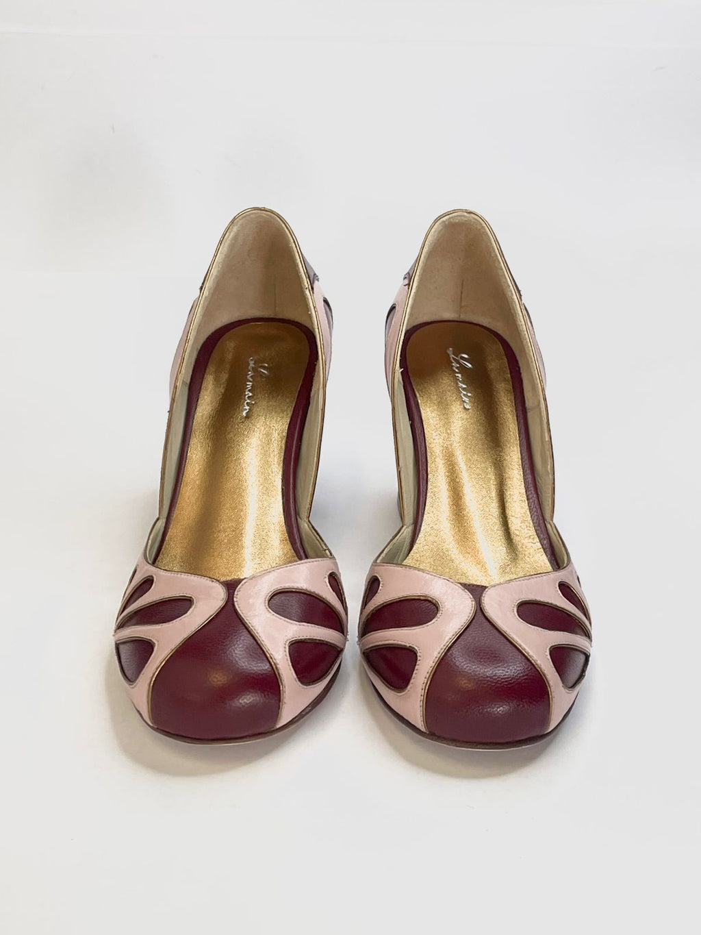 Catarina Bicolor Wine and Pink Shoe