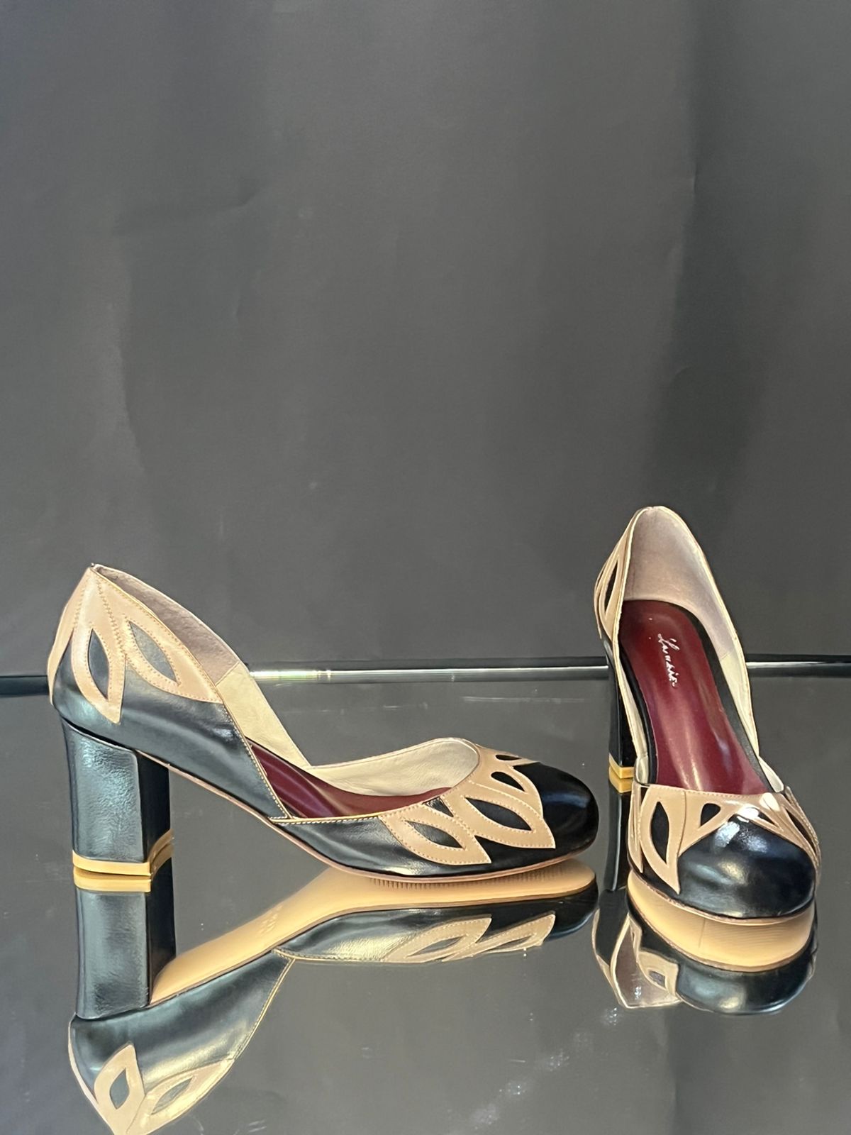 Sapato Boneca Juliana Preto c/ Fendi