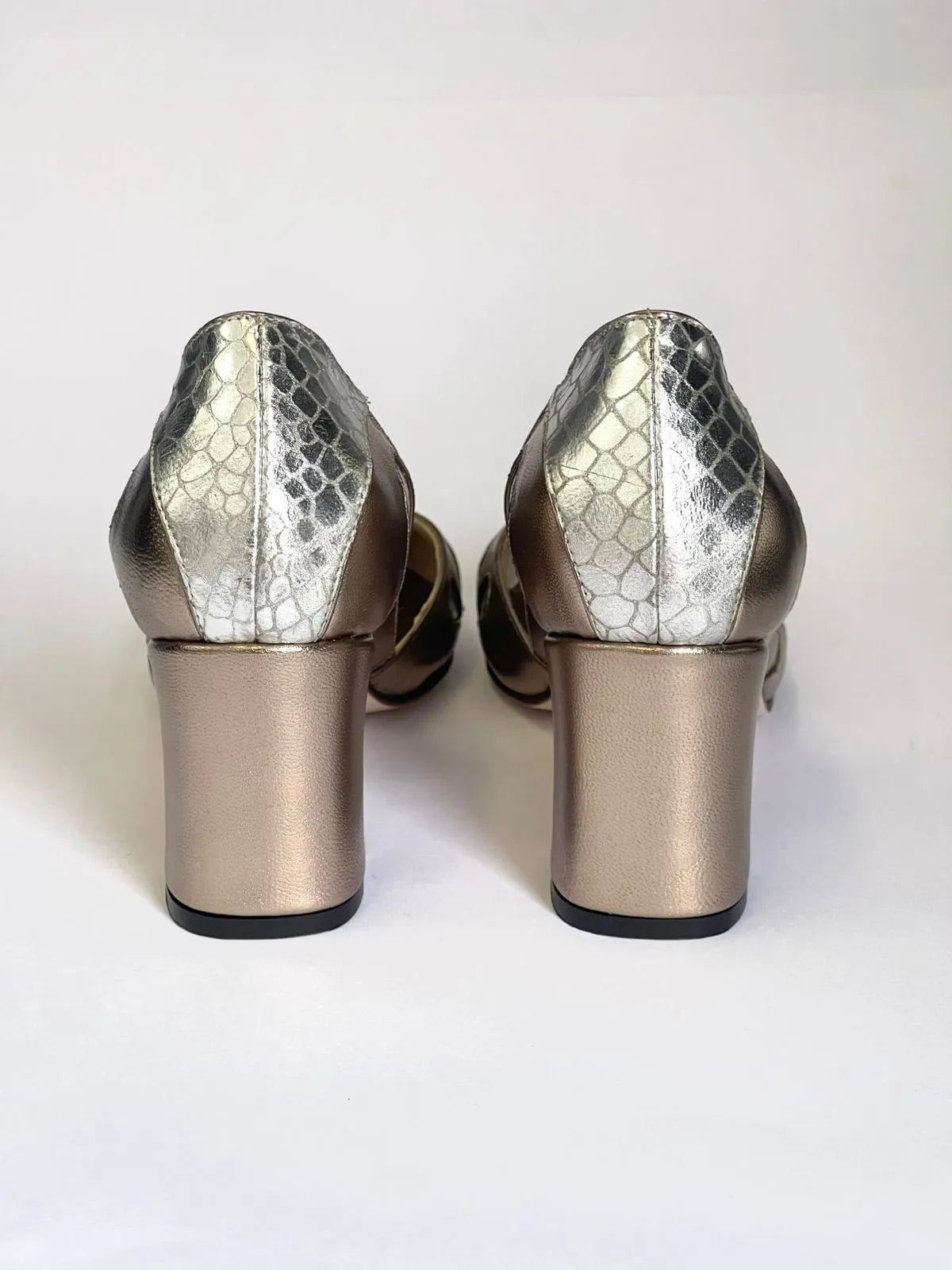 Catarina Metallic Bicolor Shoe